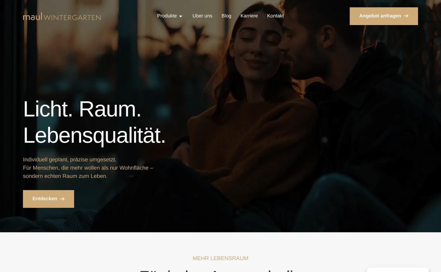 Website Maul Wintergarten